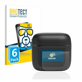 BROTECT Protective Glass for JBL Tour Pro 2 (Pack of 6) Protective Film Tempered Glass [Extremely Scratch-Resistant 9H, Anti-Fingerprint, Ultra Transparent]