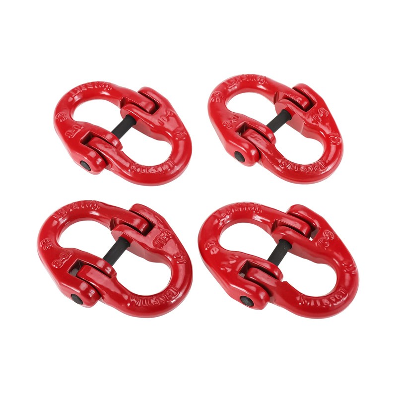 NORJIN 4 Pack G80 Alloy Steel Hammerlock Coupling Link, 5/16"