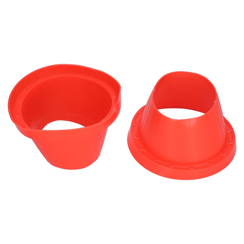 2pcs Car Speaker Waterproof Cover Silica Gel Red Insulation Protective