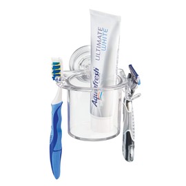 InterDesign Retro Shower Curtain + 12 Shower Curtain Roller Rings,