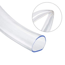 sourcing map PVC Clear Vinyl Tubing, Plastic Flexible Water Pipe 22mm ID x 25mm OD, 1m