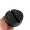 125 x 50 mm Rubber Pad with V-Groove and Waffle