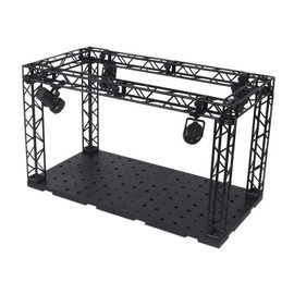 Perfeclan Garage Base Model Display Stage Colourful Projection Lamp Stage for Bandai, A