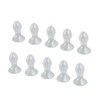 10pcs Hearing Amplifier Dome Silicone Ear Tip Earplug Replacement Accessory