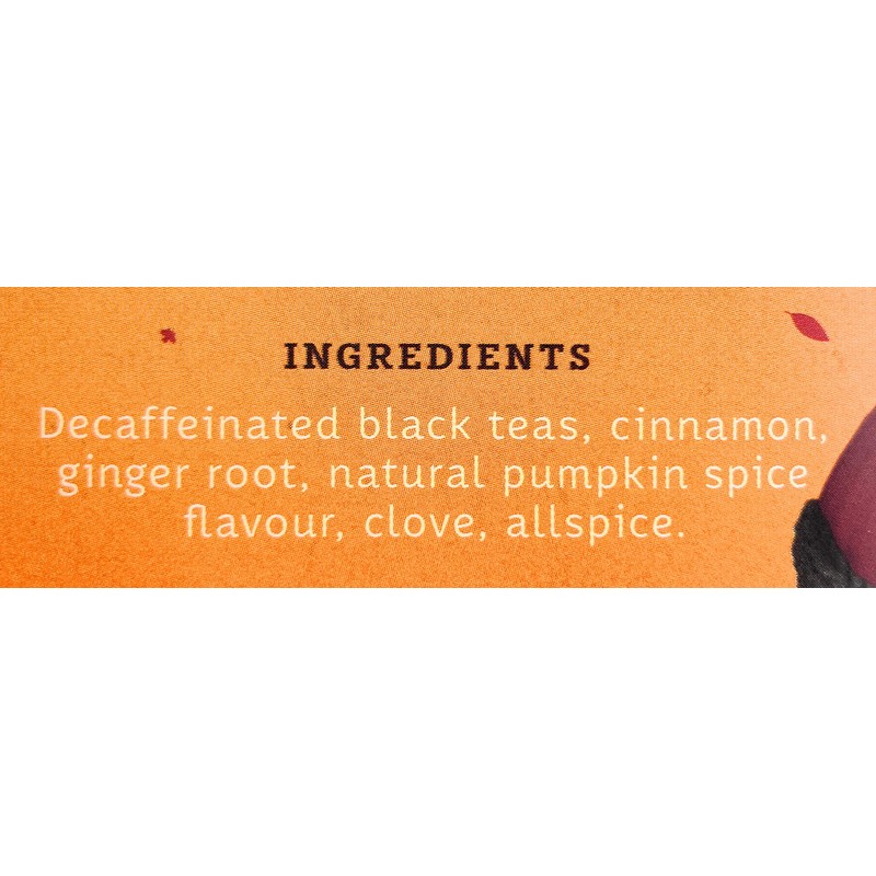 Stash Tea, Tea Pumpkin Spice Decaffeinated, 18 Count