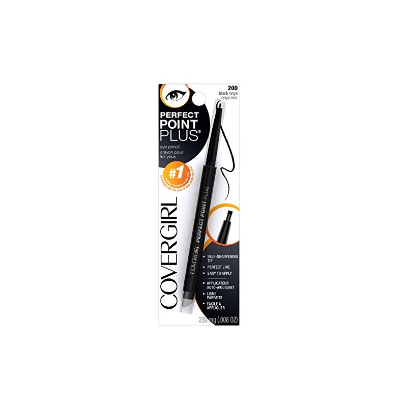 COVERGIRL Perfect Point PLUS Eyeliner, One Pencil, Black Onyx Color,