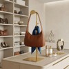 3 Pack Gold Purse Stand, Adjustable Handbag Display Stand with