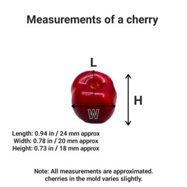 Cherries silicone mold, cherry fruits silicone mold Realistic cherries fruits molds wax melts molds NS025