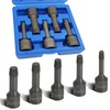 JEUCLEL 5PCS 1/2” Drive Impact Wedge Proof Extractor Set, Easy