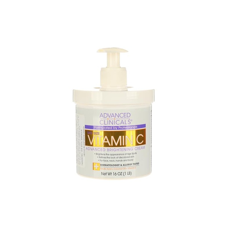 ADVANCED CLINICALS CREMA CORPORAL VITAMINA C ILUMINACION AVANZADA CON A.