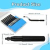 11 Pcs Deburring Tool with 10 High Speed Steel Rotary