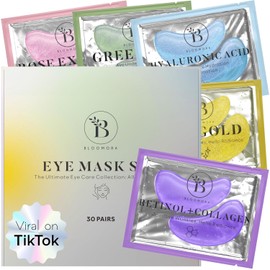 Mixed Eye Pads (30 Pairs) | Eye Pads with Niacinamide & Eye Pads Hyaluronic | Eye Pads Against Dark Circles | Remove Dark Circles | Eye Patches