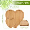 Wooden Serving Tray, Heart Charcuterie Boards for Wedding, Housewarming