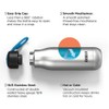 Zoku 350 ml Drinking Bottle, Stainless Steel, White, 6.7 x