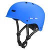 Tontron Skate Helmet with Magnetic Buckle (Matte Sky Blue, Large)