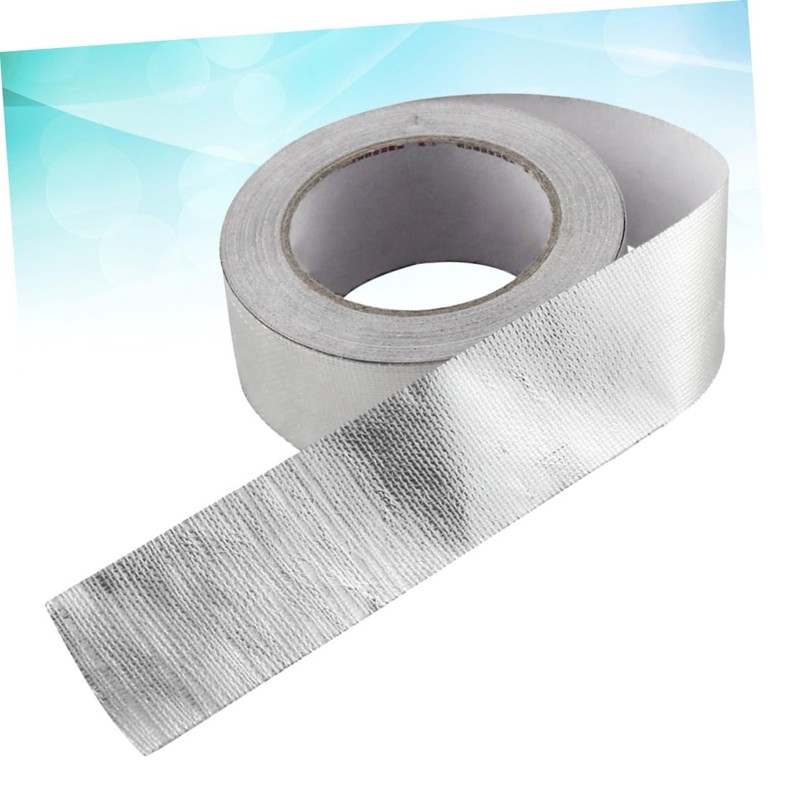 CHILDWEET Exhaust Tape 25m Roll Aluminum Foil Insulation Tape for