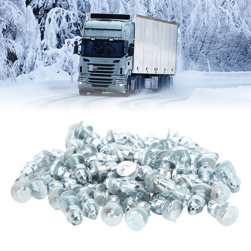 50PCs Tire Thread Studs Tungsten Steel Screw for Loader Skid