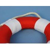 Hampton Nautical Vibrant with White Bands Life Ring Decoration, 6",
