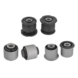 6PCS Rear Lower Control Arm Knuckle Bushing Kit Compatible with 2001-2005 Honda Civic, 2002-2006 CRV, 2003-2006 Element Replacement for 52365S5A802 52365S5A024 52365S5A801 52395-S5A-004