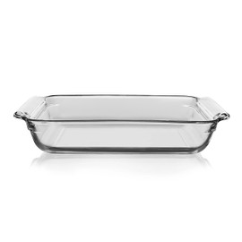 Libbey Baker's Basics Glass Casserole Baking Dish, 9-inch by 13-inch