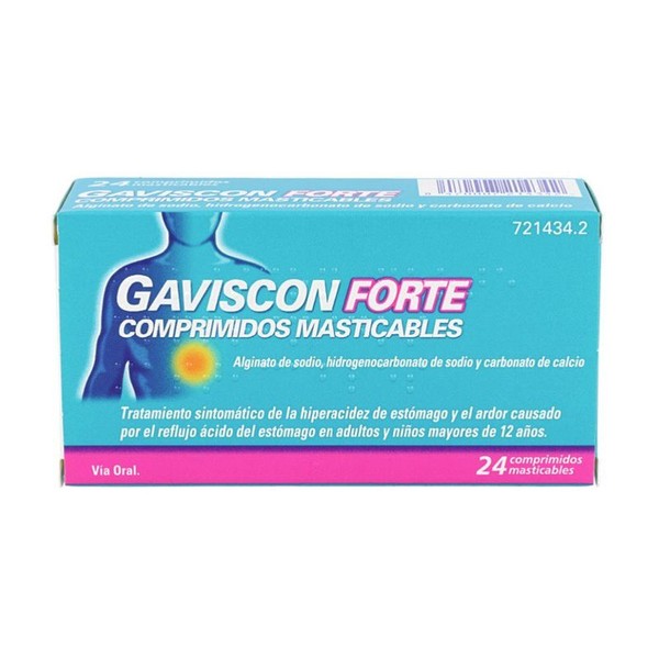 Reckitt Benckiser Healthcare, S.A. Gaviscon Forte 24 Chewable Tablets