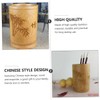 MAGICLULU Bamboo Pen Holder Creative Chinese Design Versatile Ink Brush