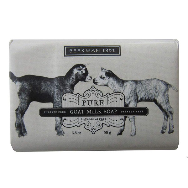 Beekman 1802 Pure Goat Milk Soap Fragrance Free 9.0 oz Bar