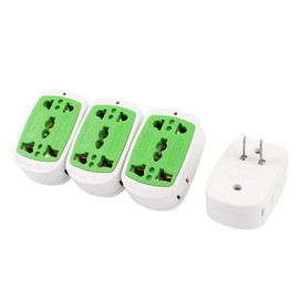 Aexit EU (Distribution electrical) UK AU US to US AU Travel Adapter Outlet (52ry44qf14) Converter 4pcs