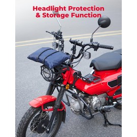 KEMIMOTO Headlight Guard Front Rack Compatible with CT125 Trail 125 Hunter Cub Front Luggage Holder Bracket 2020 2021 2022 2023 2024 2025 2026