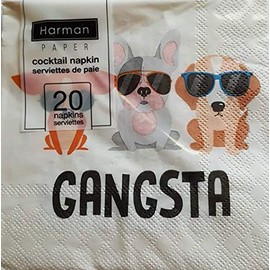 Gangsta Servilleta de cóctel