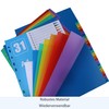 JALVPI 2 x 31-Piece A4 Index Dividers for Folders, Plastic,
