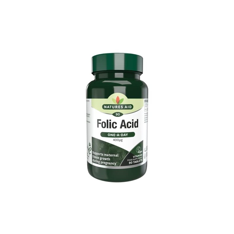 Natures Aid Folic Acid 90 Tablets