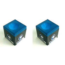 2 Cubes/PIECES of BLUE Home, Pub, Club Pool Tables CUE TIPS CHALKS