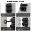 Magnetic Push Latch,Double Push to Open Cabinet Door Touch Latches,8