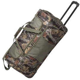 Rolling Camping Travel Sport Duffel Bag (CAMO)