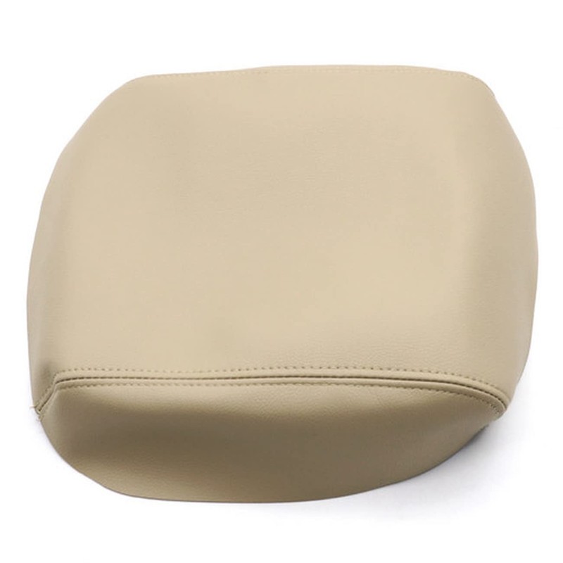 Priprilod Beige Tan Leather Armrest Center Console Lid Replacement Cover
