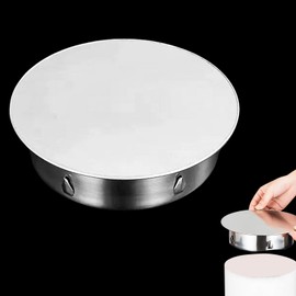 Chimney Hole Cover Chimney Cover: Diameter 150 mm Stainless Steel Stove Pipe Blind Cap, Pipe Cover Cap, Flue Pipe Cover, Stove Pipe Capsule Wall Lining Cover, Stove Hole Cover for 160 Stove Pipes