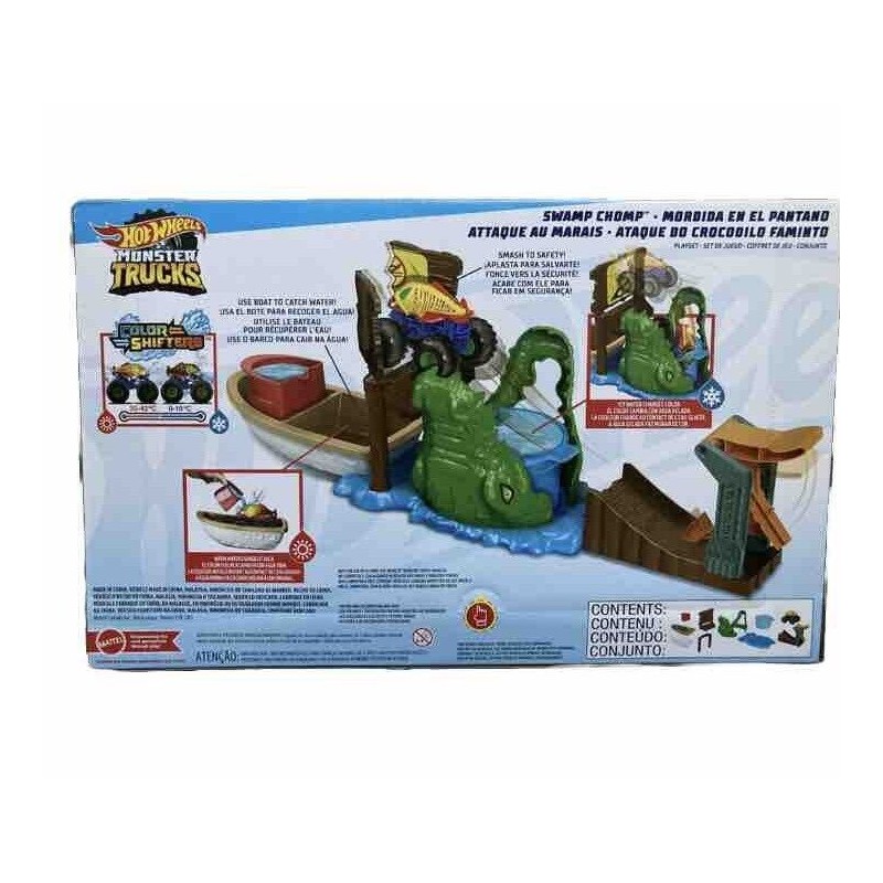 Hot Wheels Monster Trucks Color Shifters Swamp Chomp