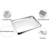 TeamFar Baking Sheet Cookie Sheet Set of 2, Pure Stainless