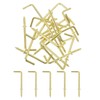 sourcing map 80 Pcs L Shape Hooks, 1-1/2 Inch Right