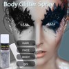 Body Glitter Spray for Hair Face,Shiny Glitter Makeup for Festival
