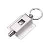 uxcell Door Barrel Bolt, Stainless Steel 304 Ring-Pull Spring Loaded