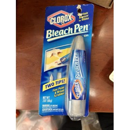 Clorox Bleach Pen Gel Fine Point & Broad Scrubber 2 oz New  OLD stock random