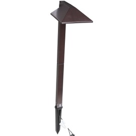 Malibu Lighting 8409210101 Malibu Landscape Lighting, 0.6W Low Voltage Equinox LED Path Light Charcoal Brown