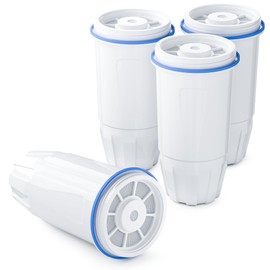 BOGDA 4 Pack Water Filter Replacement Zero, 5-Stage Compatible with Zero Pitcher and Dispenser, Fit for Zero Filter Water Replacement Filters and ZR-001 ZR-017 ZR-004