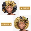 Hebenie Satin Bonnet for Sleeping, Silk Hair Wrap Night Cap