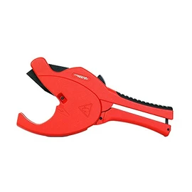 Nerrad Tools NT5063 Raptor Ratchet Action Plastic/Multi-Layer Tube Cutter, Red/Black, 63 mm
