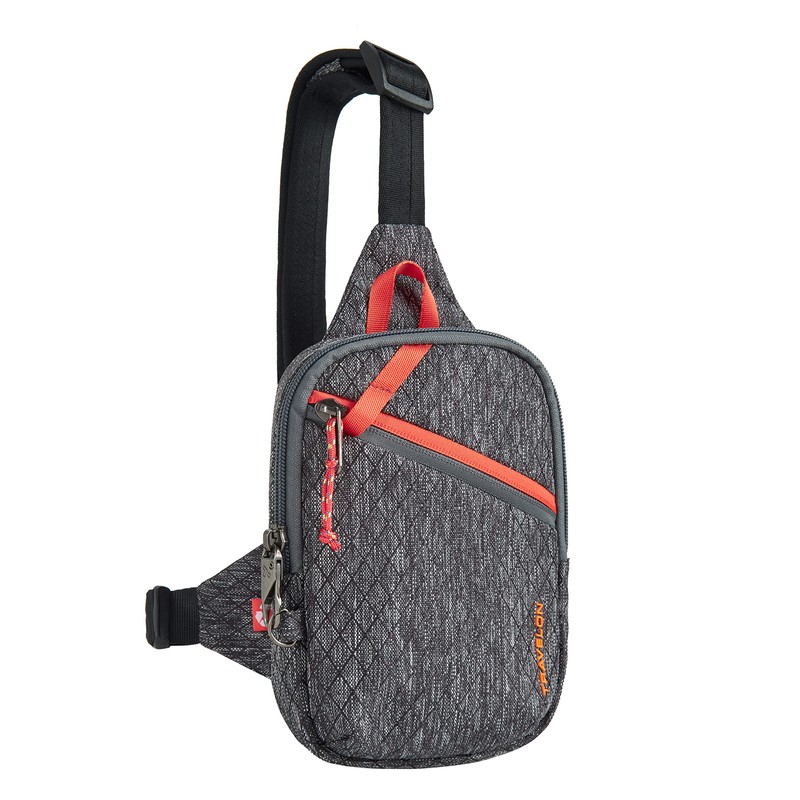 Travelon Unisex-Adult Anti-Theft Greenlander Compact Sling Bag, Diamond Ash, 5"