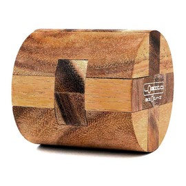Logica Spiele Art. Zylinder Magische - 3D Denkspiel aus Holz - Schwierigkeit 4/6 Extreme - Knobelspiel - Geduldspiel - Leonardo da Vinci Kollektion