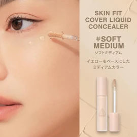 3CE Skin Fit Cover Liquid Concealer Soft Medium Korean Cosmetics